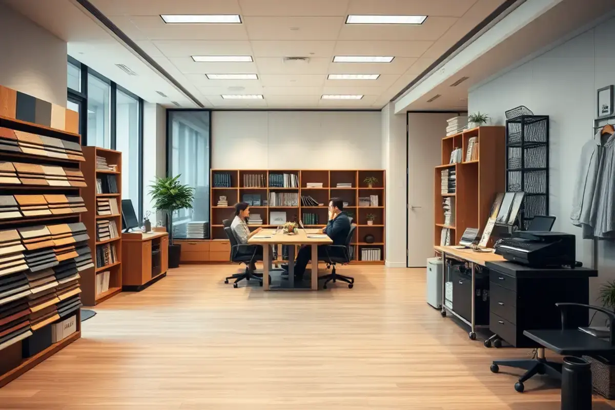 快床フロアリング株式会社の施工現場