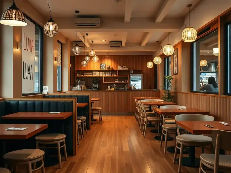 カフェ 床施工